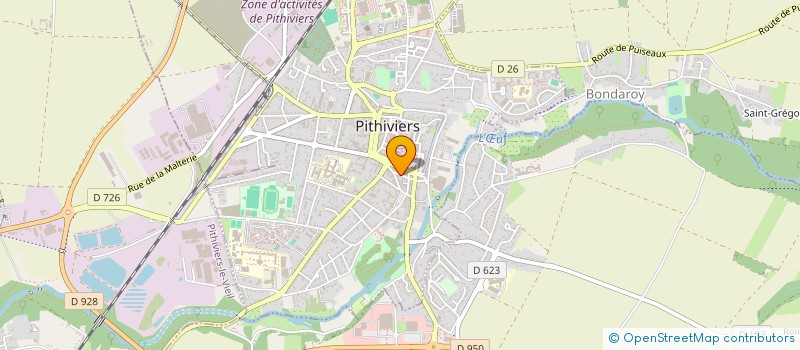 localisation de l'entreprise MONSIEUR FREDERIC CHAUVEAU à PITHIVIERS