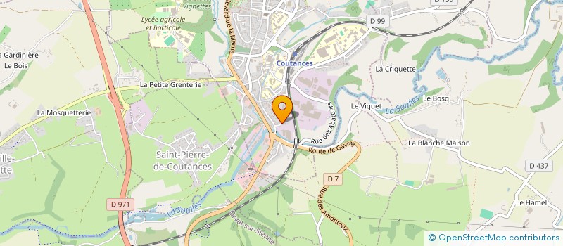 localisation de l'entreprise MONSIEUR FREDERIC CHAUVEAU  GOUVILLE-SUR-MER