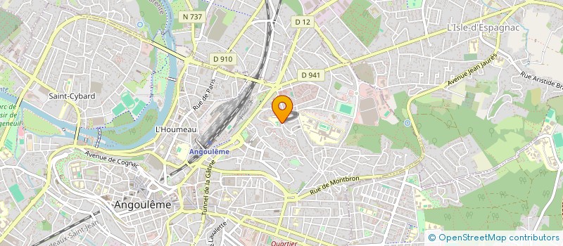 localisation de l'entreprise MONSIEUR FREDERIC CHAUVEAUD à ANGOULEME