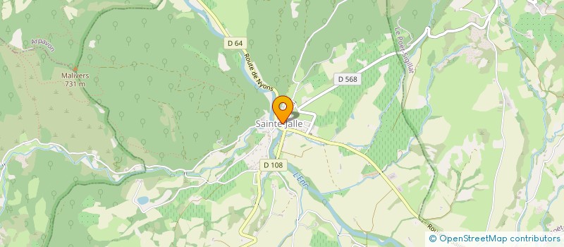 localisation de l'entreprise MONSIEUR FREDERIC CHAUVET-FRATISCHI à SAINT-SAUVEUR-GOUVERNET