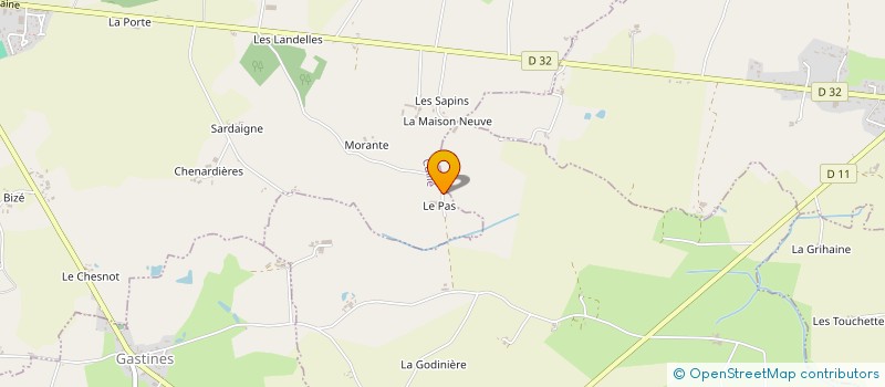 localisation de l'entreprise MONSIEUR FREDERIC CHAUVIN à CUILLE