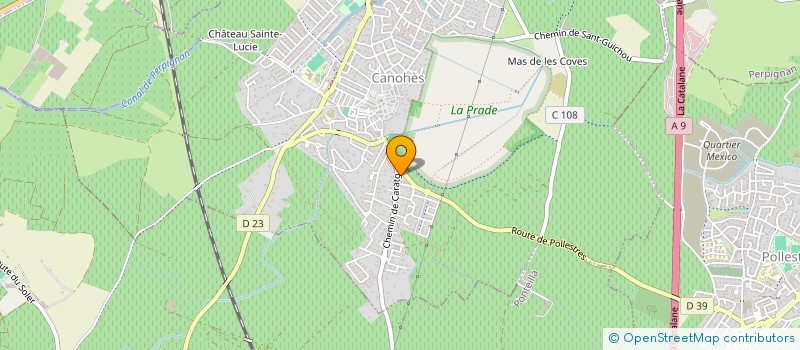 localisation de l'entreprise MONSIEUR FREDERIC CHAVATTE à CANOHES