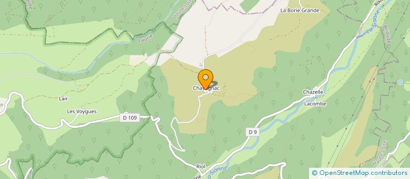 localisation de l'entreprise MONSIEUR FREDERIC CHAZAL à AURIAC-L'EGLISE