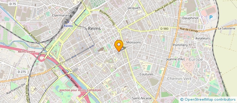 localisation de l'entreprise MONSIEUR FREDERIC CHEF  REIMS