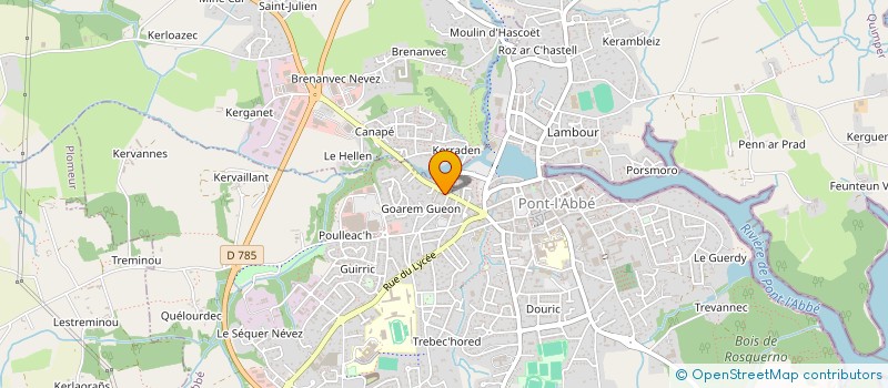 localisation de l'entreprise MONSIEUR FREDERIC CHELIN  COMBRIT