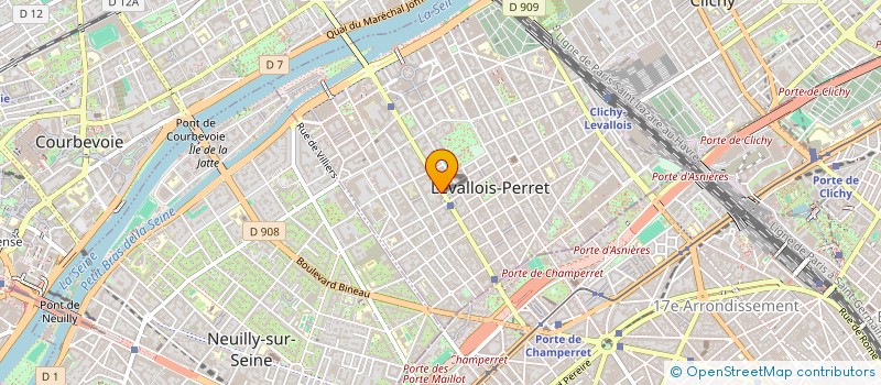 localisation de l'entreprise MONSIEUR FREDERIC CHEMDA à LEVALLOIS-PERRET