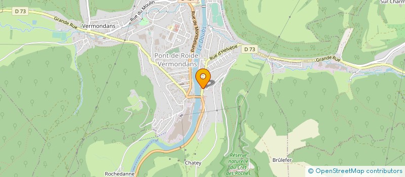 localisation de l'entreprise MONSIEUR FREDERIC CHENAIL  PONT-DE-ROIDE-VERMONDANS