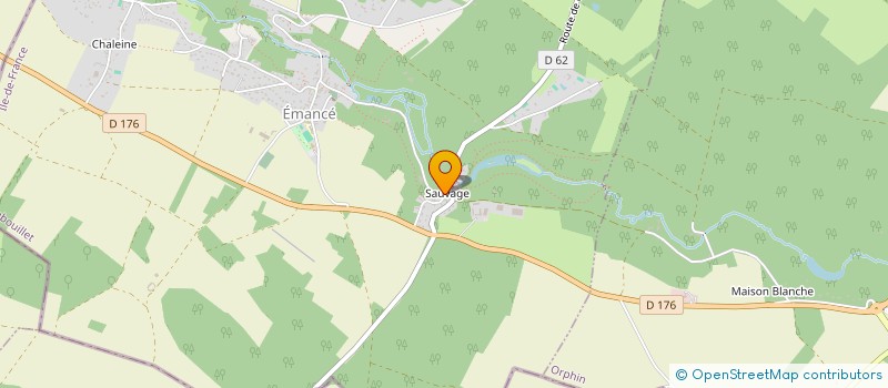 localisation de l'entreprise MONSIEUR FREDERIC CHENE  EMANCE