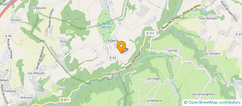 localisation de l'entreprise MONSIEUR FREDERIC CHENIN à ENTRELACS