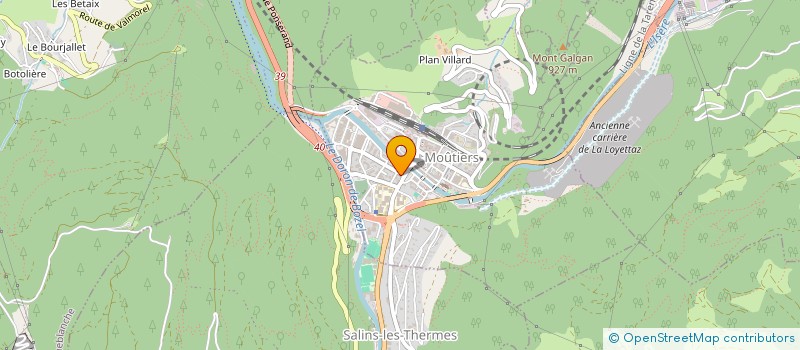 localisation de l'entreprise MONSIEUR FREDERIC CHENU à MOUTIERS