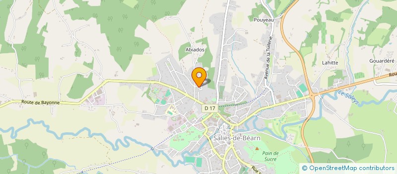 localisation de l'entreprise MONSIEUR FREDERIC CHERADAME à SALIES-DE-BEARN