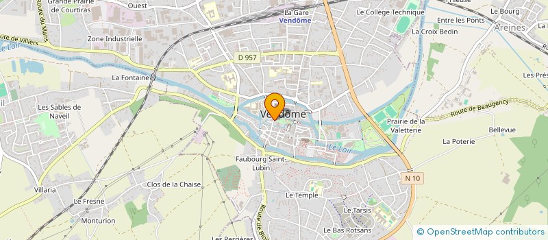 localisation de l'entreprise MONSIEUR FREDERIC CHEVALLIER  VENDOME