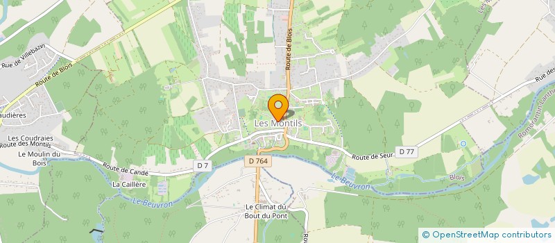 localisation de l'entreprise MONSIEUR FREDERIC CHEVET  LE CONTROIS-EN-SOLOGNE