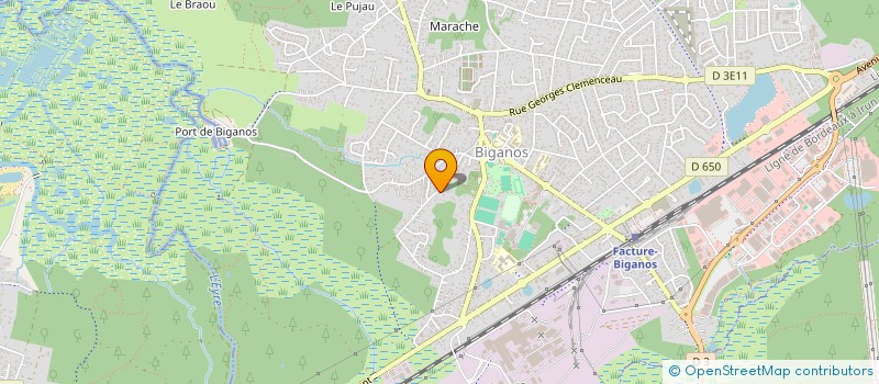 localisation de l'entreprise MONSIEUR FREDERIC CHEVILLARD  BIGANOS
