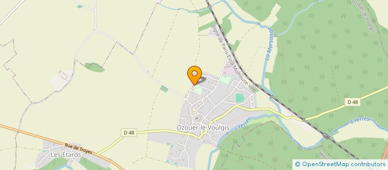 localisation de l'entreprise MONSIEUR FREDERIC CHEVILLON  OZOUER-LE-VOULGIS