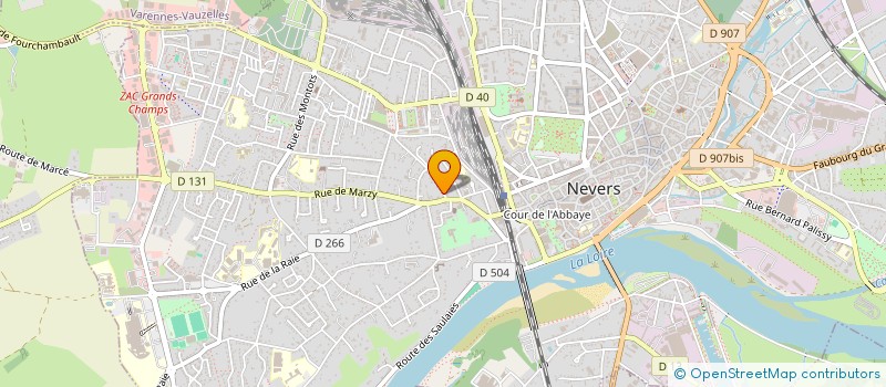 localisation de l'entreprise MONSIEUR FREDERIC CHEVRIAU à NEVERS