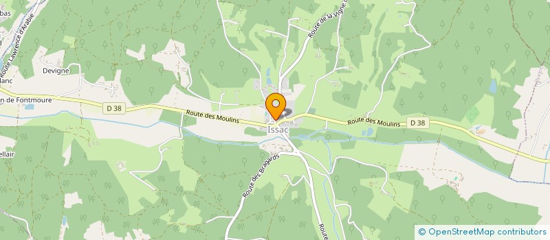 localisation de l'entreprise MONSIEUR FREDERIC CHIROL à ISSAC