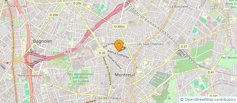 localisation de l'entreprise MONSIEUR FREDERIC CHIU à MONTREUIL