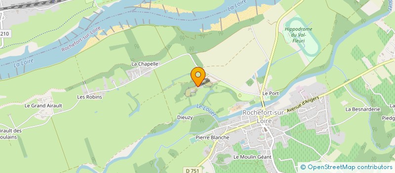 localisation de l'entreprise MONSIEUR FREDERIC CHOBARD à ROCHEFORT-SUR-LOIRE