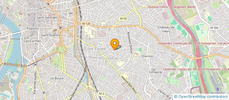 localisation de l'entreprise MONSIEUR FREDERIC CHOQUART  TOULOUSE