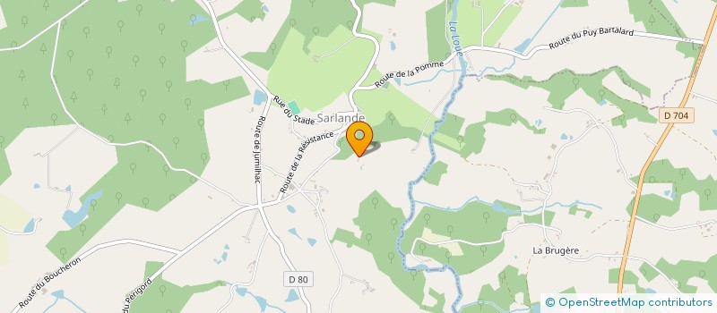 localisation de l'entreprise MONSIEUR FREDERIC CHOULY  SARLANDE