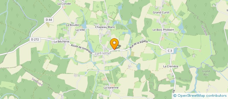 localisation de l'entreprise MONSIEUR FREDERIC CHRISTMANN  LA FRETTE