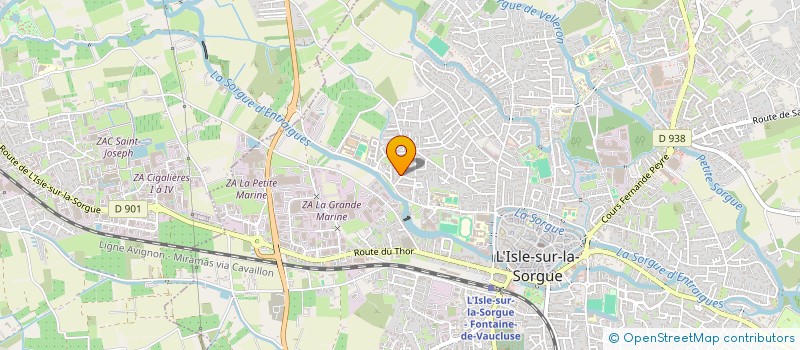 localisation de l'entreprise MONSIEUR FREDERIC CHUL  L ISLE SUR LA SORGUE