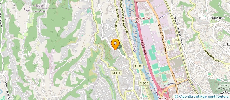 localisation de l'entreprise MONSIEUR FREDERIC CIAIS  SAINT-LAURENT-DU-VAR