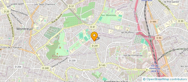 localisation de l'entreprise MONSIEUR FREDERIC CIANFARRA à MONTREUIL