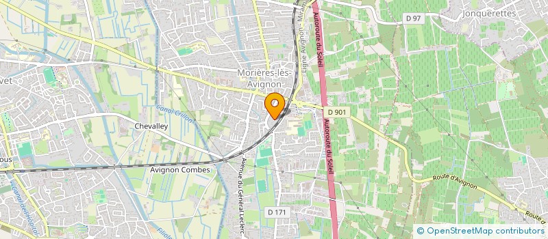 localisation de l'entreprise MONSIEUR FREDERIC CIBRARIO  MORIERES-LES-AVIGNON