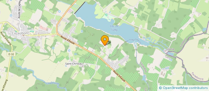 localisation de l'entreprise MONSIEUR FREDERIC CICUTTINI  CAZAUBON