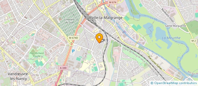 localisation de l'entreprise MONSIEUR FREDERIC CILIBERTI  JARVILLE-LA-MALGRANGE