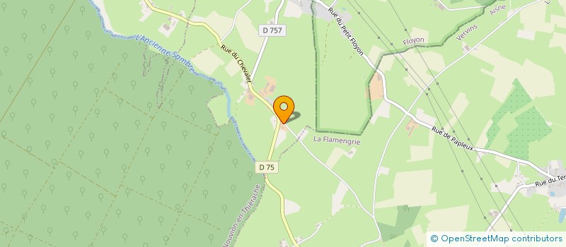 localisation de l'entreprise MONSIEUR FREDERIC CLAISSE  PAPLEUX