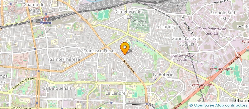 localisation de l'entreprise MONSIEUR FREDERIC CLARI  RENNES