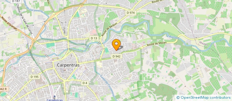 localisation de l'entreprise MONSIEUR FREDERIC CLARRET à CARPENTRAS