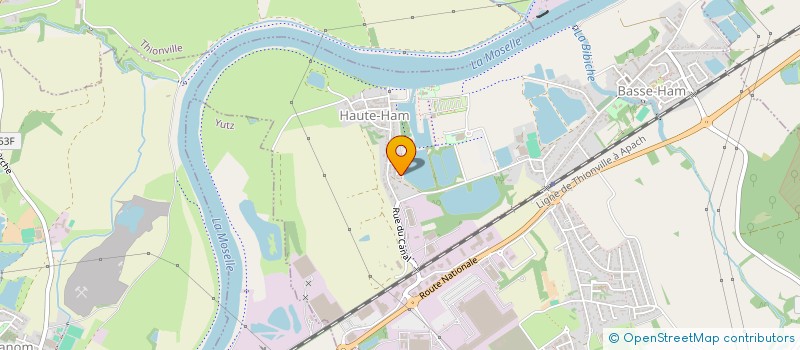 localisation de l'entreprise MONSIEUR FREDERIC CLAUS  BASSE-HAM