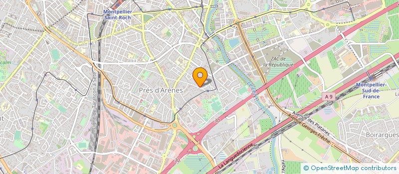 localisation de l'entreprise MONSIEUR FREDERIC CLAUSTRE à MONTPELLIER