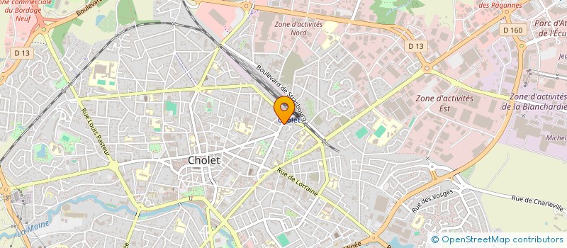 localisation de l'entreprise MONSIEUR FREDERIC CLEE à CHOLET