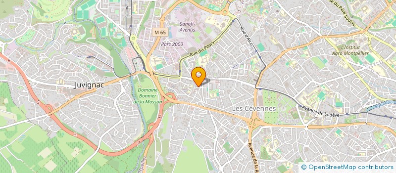 localisation de l'entreprise MONSIEUR FREDERIC CLEENEWERCK à MONTPELLIER