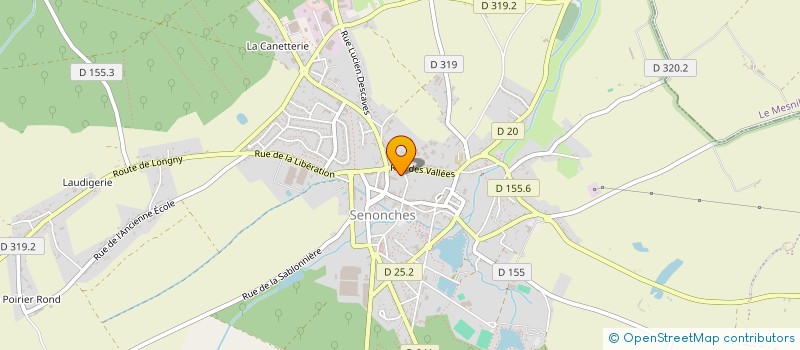 localisation de l'entreprise MONSIEUR FREDERIC CLEMENT à SENONCHES