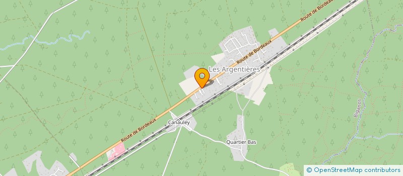 localisation de l'entreprise MONSIEUR FREDERIC CLEMENT  BIGANOS