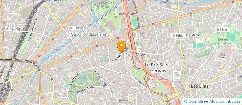 localisation de l'entreprise MONSIEUR FREDERIC CLERET  PARIS