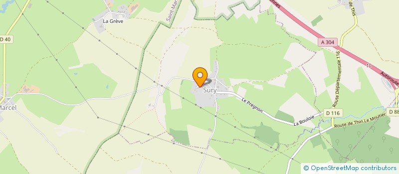 localisation de l'entreprise MONSIEUR FREDERIC CLERMIDY  SURY