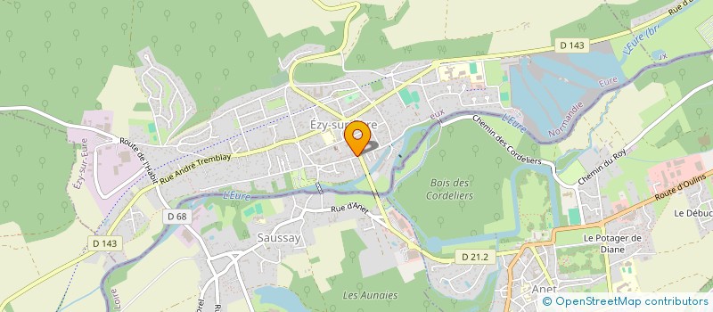 localisation de l'entreprise MONSIEUR FREDERIC CLINCHAMP  EZY-SUR-EURE