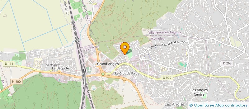 localisation de l'entreprise MONSIEUR FREDERIC CLIQUET  LES ANGLES