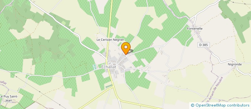 localisation de l'entreprise MONSIEUR FREDERIC CLOCHARD à ECHALLAT