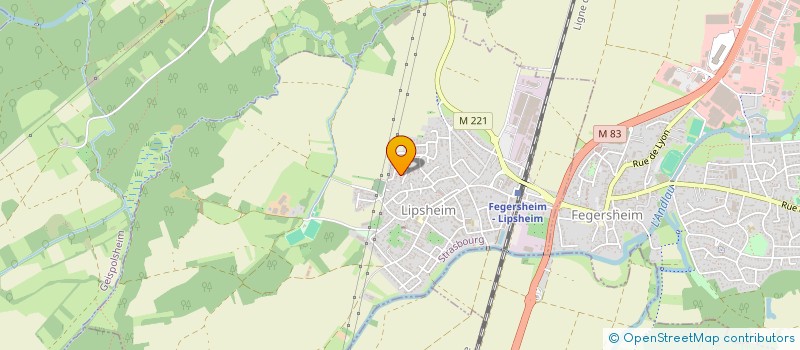 localisation de l'entreprise MONSIEUR FREDERIC CLOSSET  LIPSHEIM