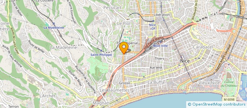 localisation de l'entreprise MONSIEUR FREDERIC CLOUET à NICE