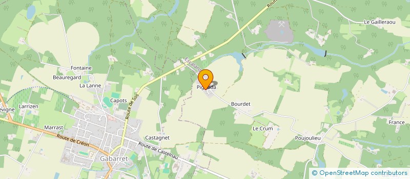 localisation de l'entreprise MONSIEUR FREDERIC CLOZIER  ESCALANS