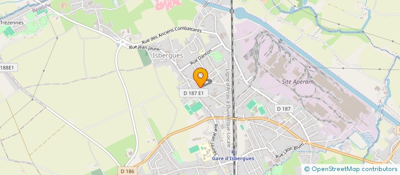 localisation de l'entreprise MONSIEUR FREDERIC COCHELIN  ISBERGUES